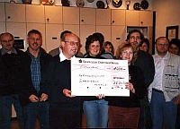 Scheck für Freibad Hetzbach